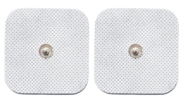 Square pad with snap
