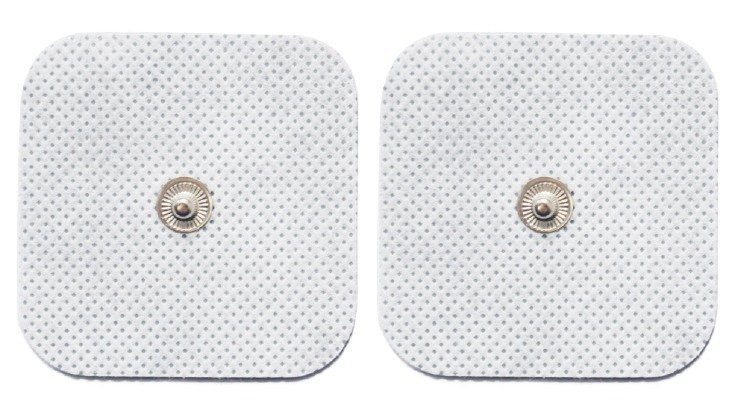 Square pad with snap